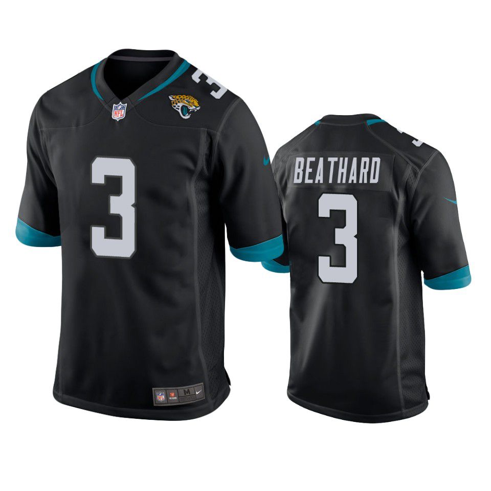 Men Jacksonville Jaguars #3 C.J. Beathard Nike Black Game NFL Jersey->jacksonville jaguars->NFL Jersey